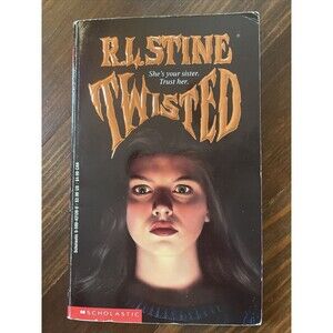 Twisted By R.L. Stein Teen Thriller Pocket Paperback Book 1987 Vintage Horror